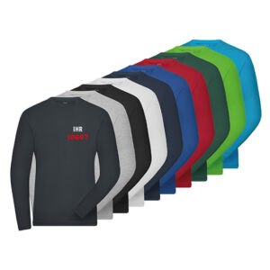 T-Shirt JN1804, STRETCH, UV-Schutz, langarm