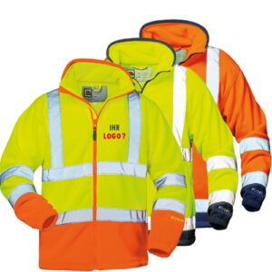 Fleecejacke BERLIN Abverkauf Farbe gelb/orange