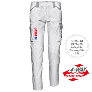 Cargohose SYMBOL Stretch WHITE