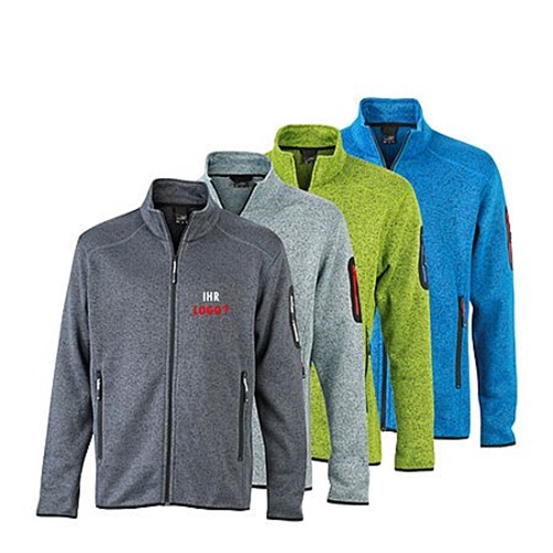 Strickfleece-Jacke JN 762